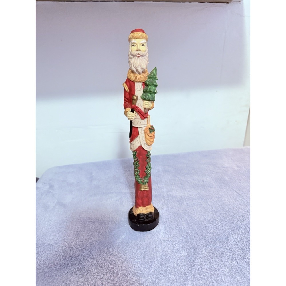 Vintage Windsor Collection Pencil Traveling Santa‎ Christmas Figurine 11.5"